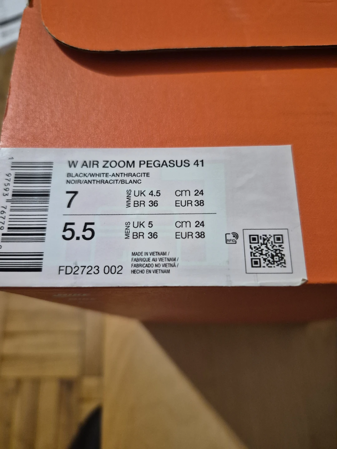 BNIB)Nike Size 7 Air Zoom Pegasus 41 Women's Running Shoes - photo 5