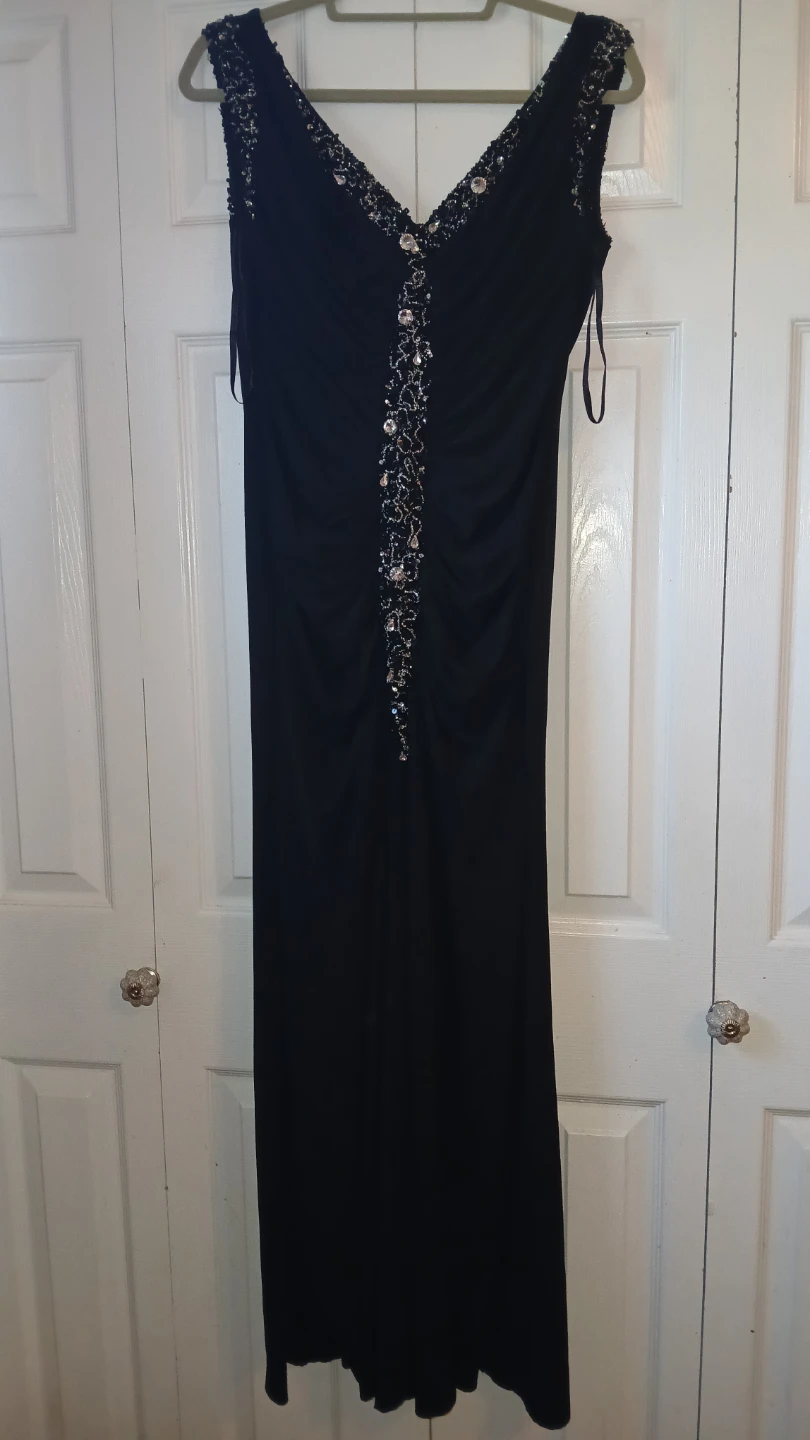 Black Alberto Makali Evening Dress