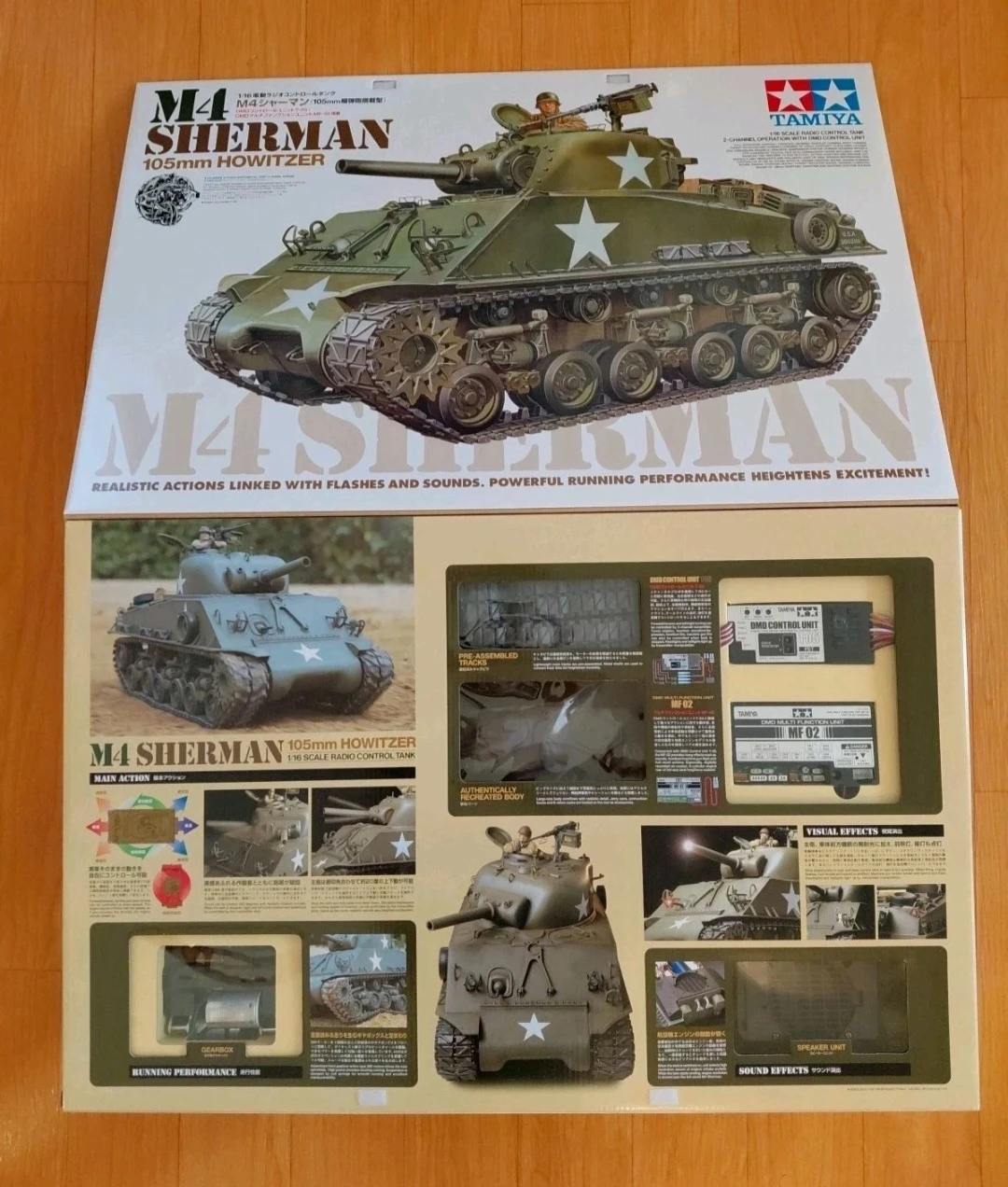 Tamiya M4 Sherman 105mm Howitzer 1/16 Scale RC Tank Nes
