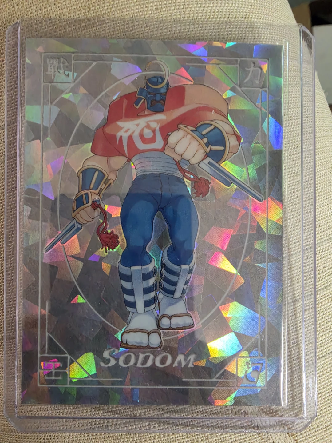Street Fighter Alpha Warriors Dreams Sodom Trading Card 33/50