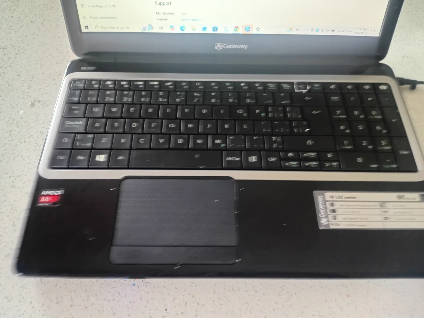Gatway laptop - photo 4