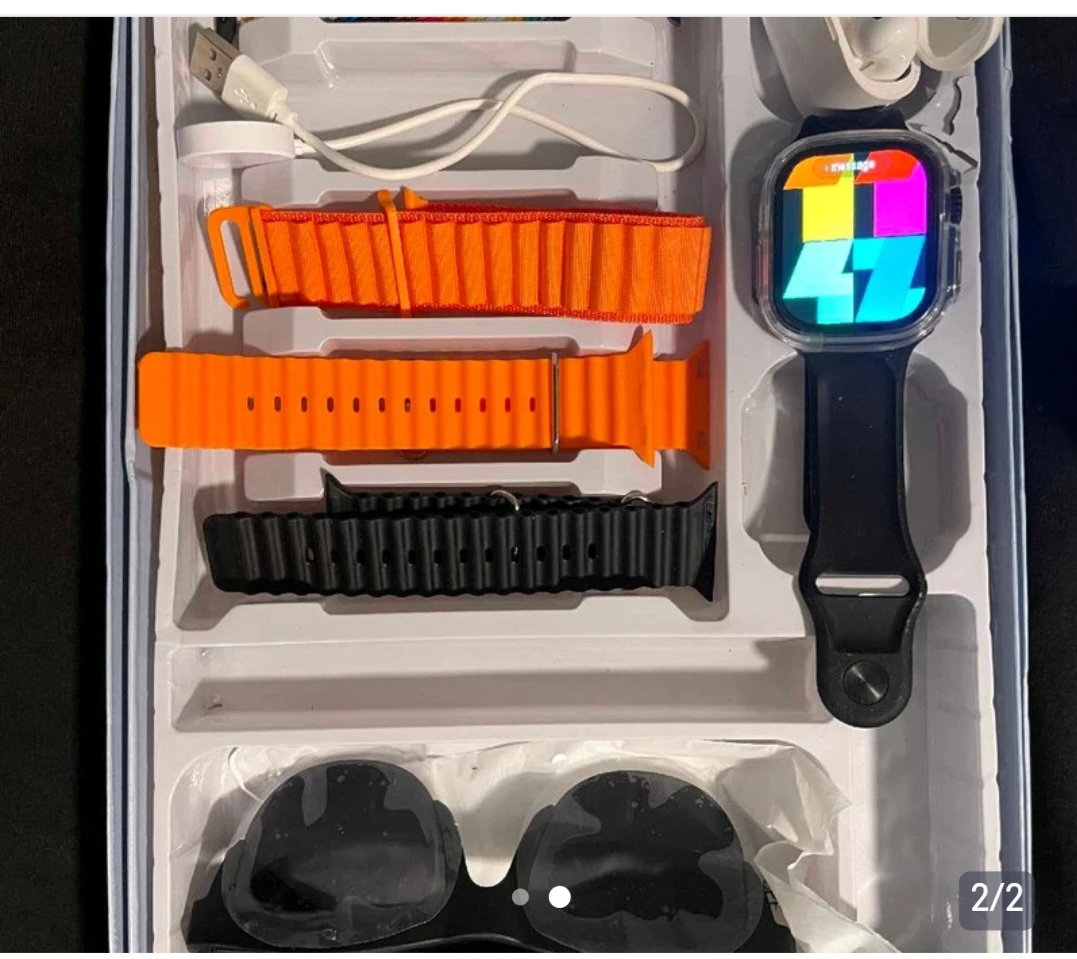 Ultra 3 + Smart Watch Bundle with Sunglasses - photo 2