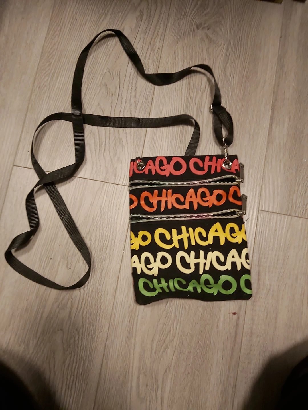 Chicago Graphic Crossbody Bag