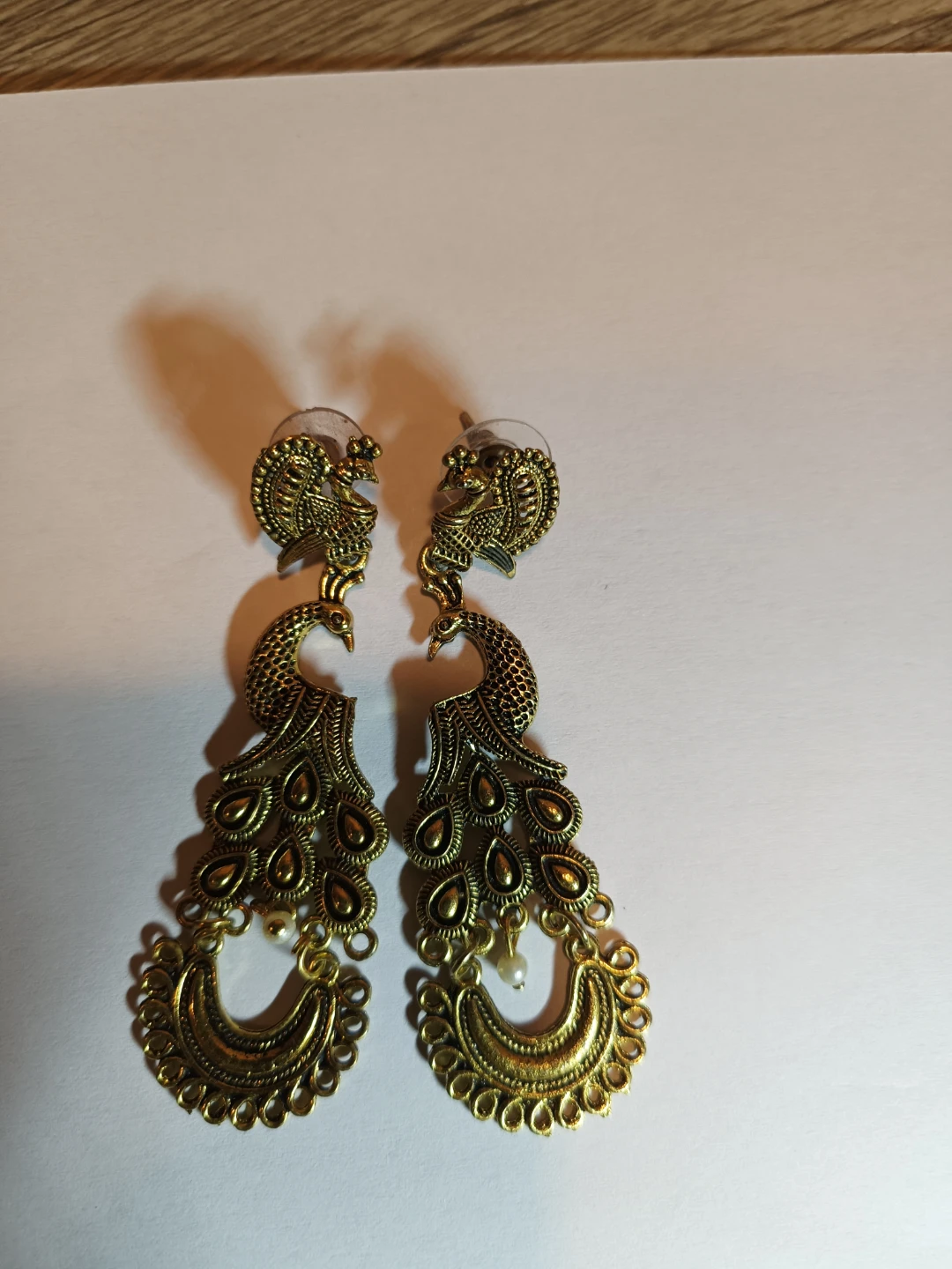 Peacock Dangle Earrings