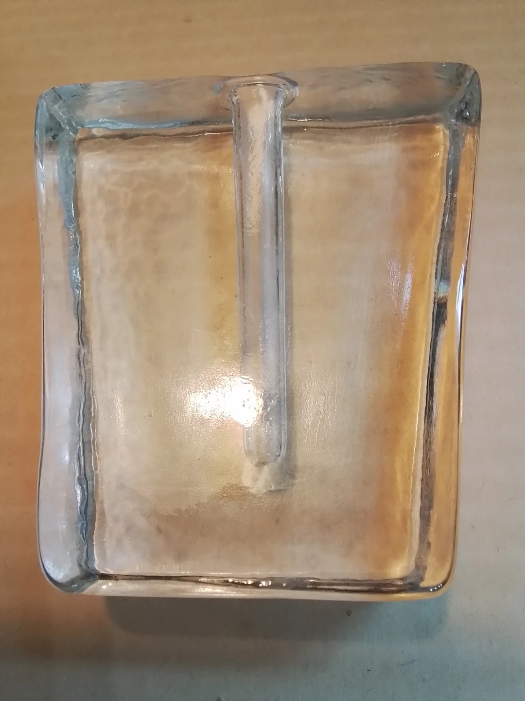 Rare Trio of Mid-Century Modern "Ice Block" Solifleur Art Glass - photo 3