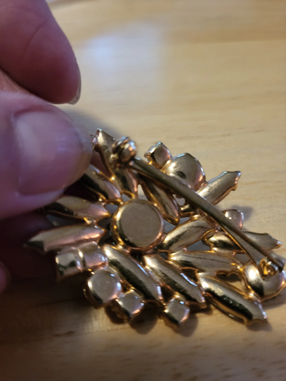 Vintage Aurora Borealis Rhinestone Brooch - photo 4