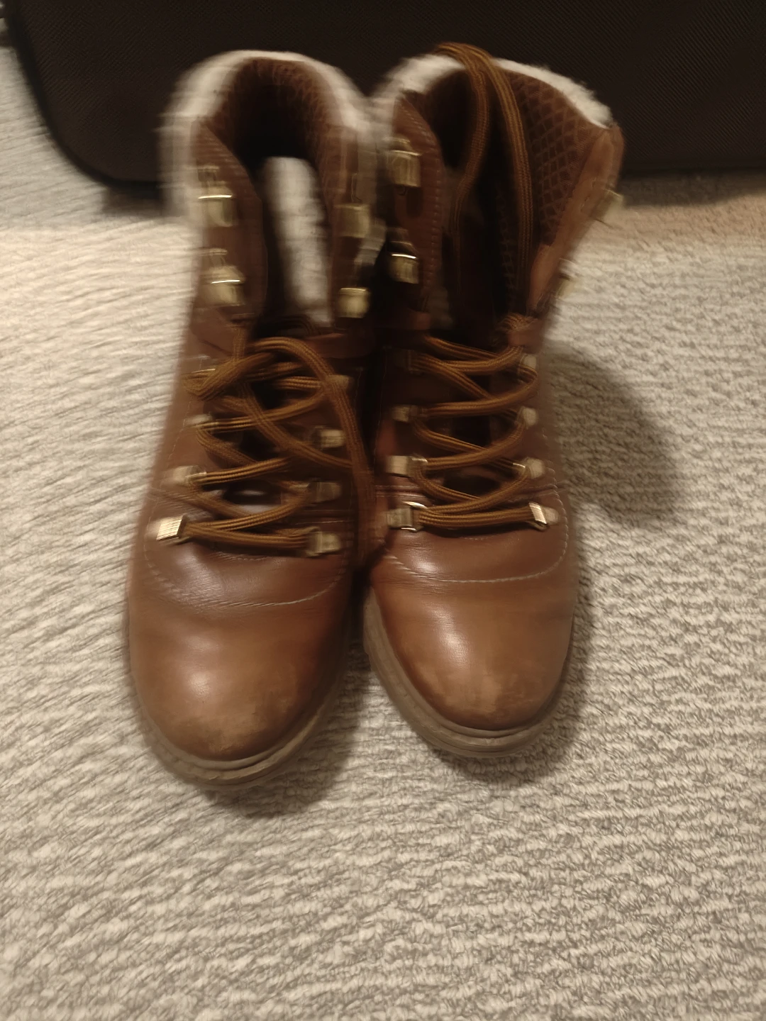 Brown Lace-Up Winter Boots - photo 2