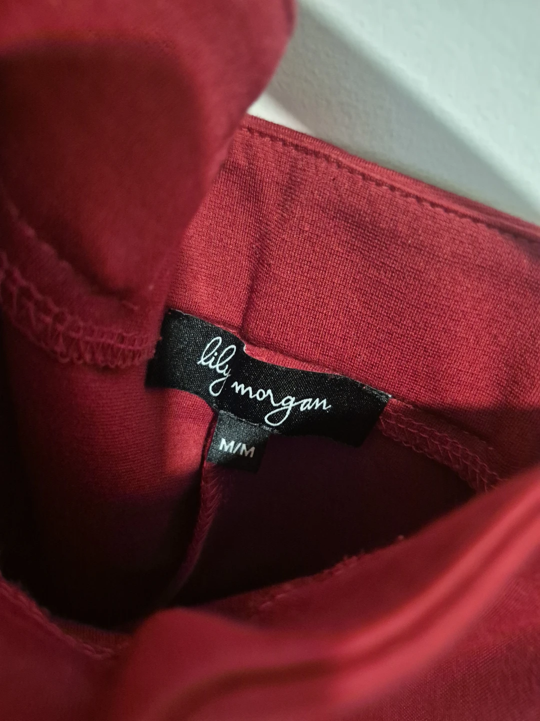 Lily Morgan Red Pants with Pearl Button Accents - photo 2