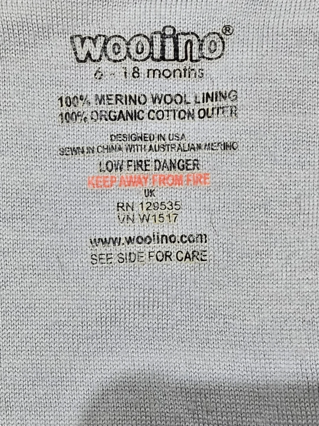 Woolino 6-18 Months Baby Sleep bags with feet - photo 2