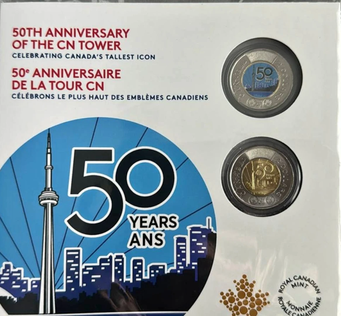 RCM 50th Anniversary CN Tower Commemorative Coins