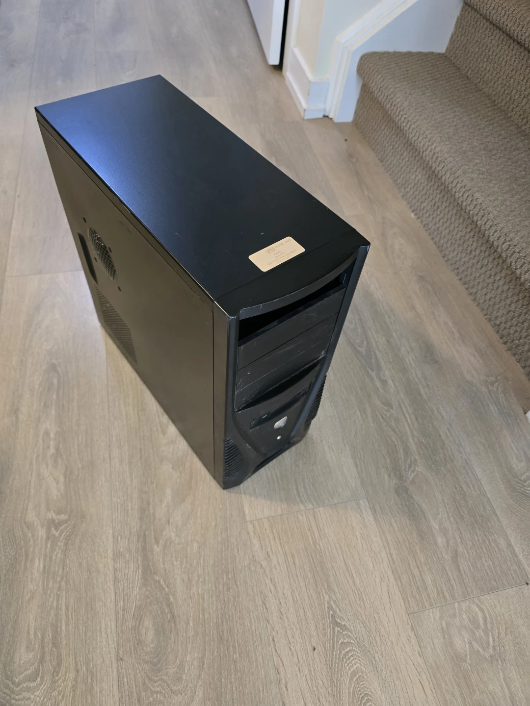 Black Desktop Computer Tower Case - photo 3
