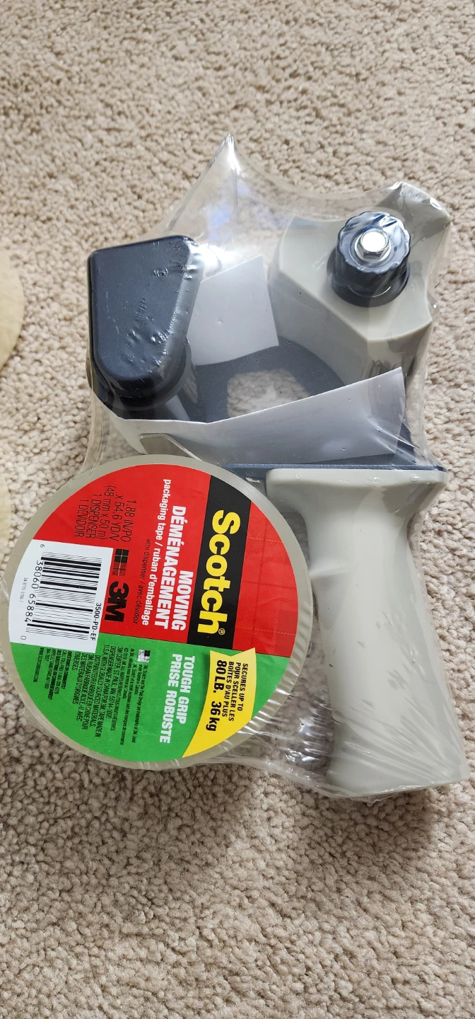 Scotch Moving Tape Dispenser with 6 Rolls of Tape - photo 2