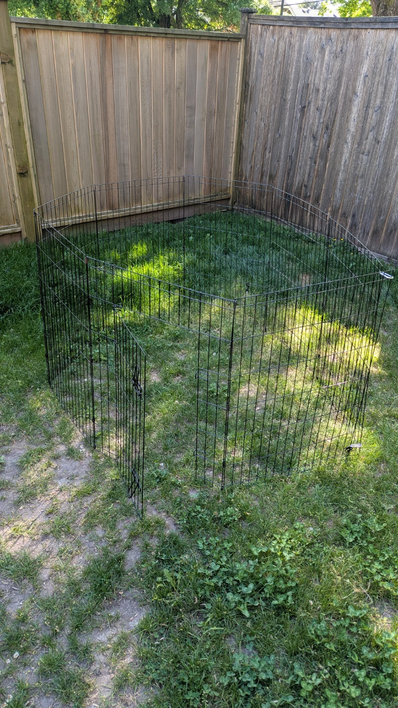 Black Metal Exercise Fence/Pen for Pets - photo 3