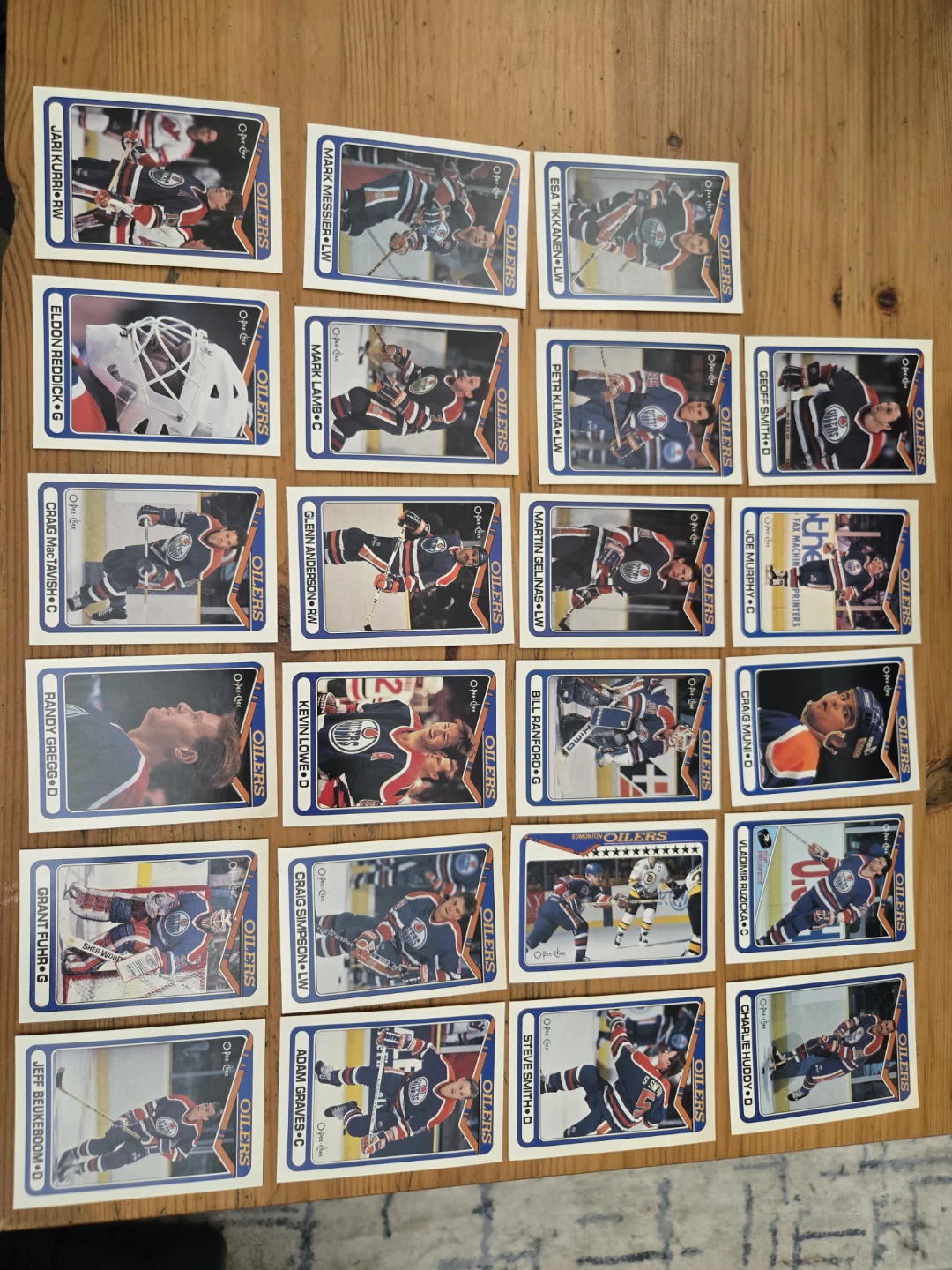 Oilers Hockey Cards