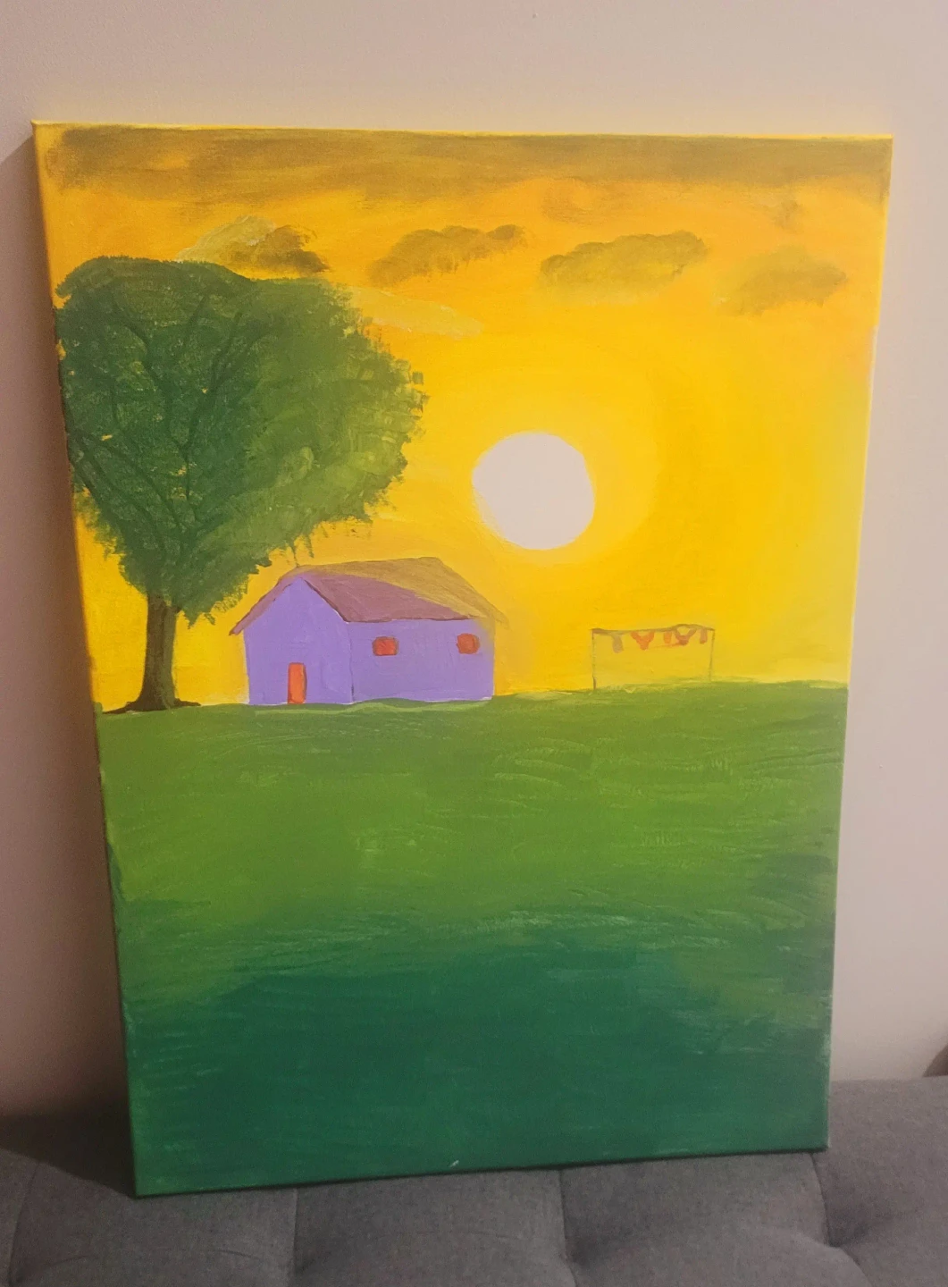 Acrylic painting