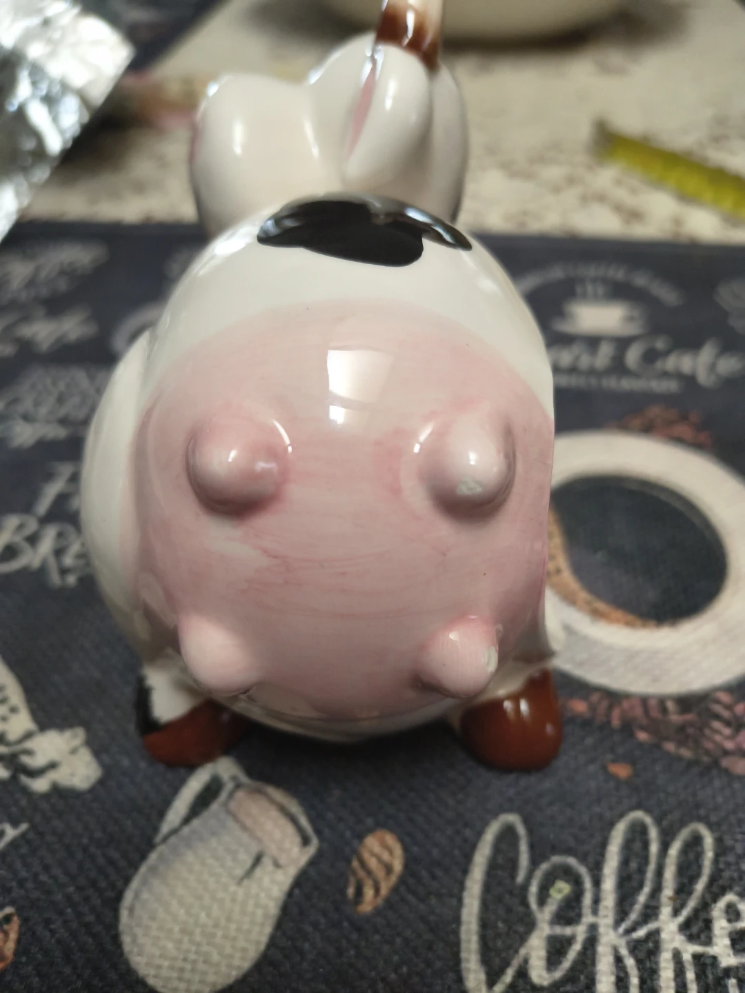Ceramic Cow Sponge Holder - photo 4