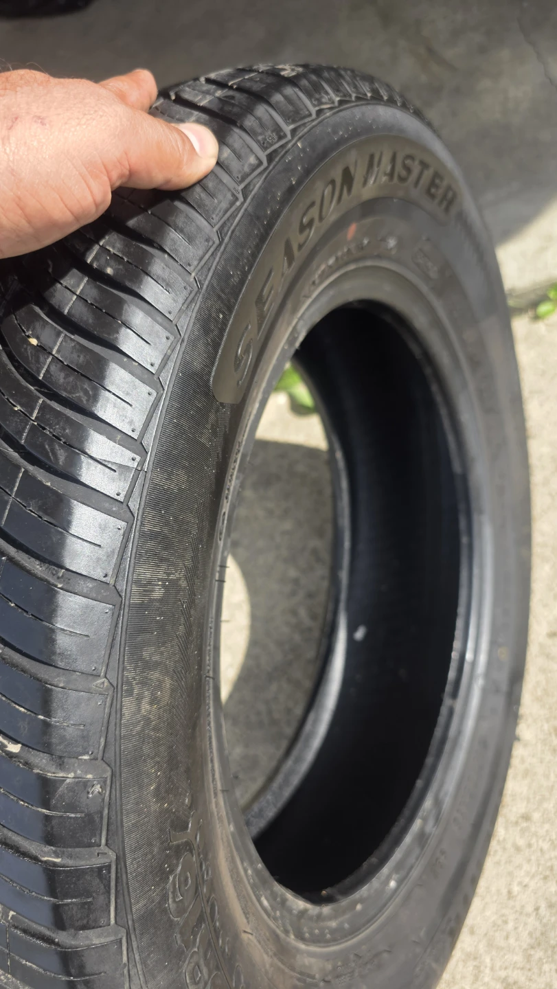 All season  tires used only few months sized 215 65R16 - photo 2