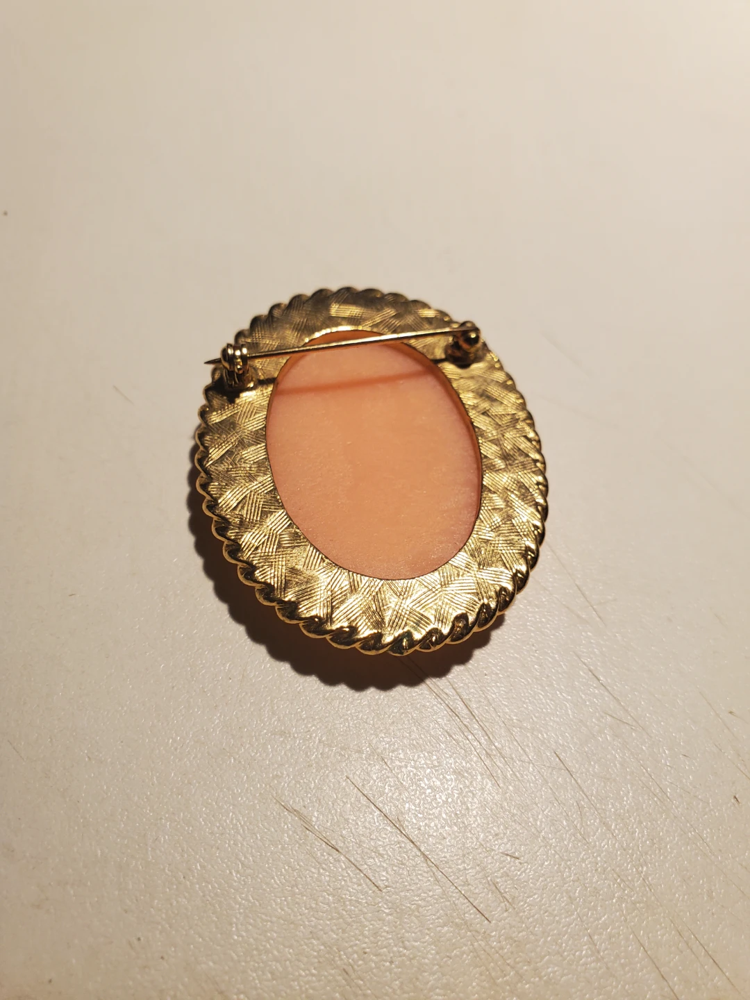 Vintage Cameo Brooch Pin - photo 2
