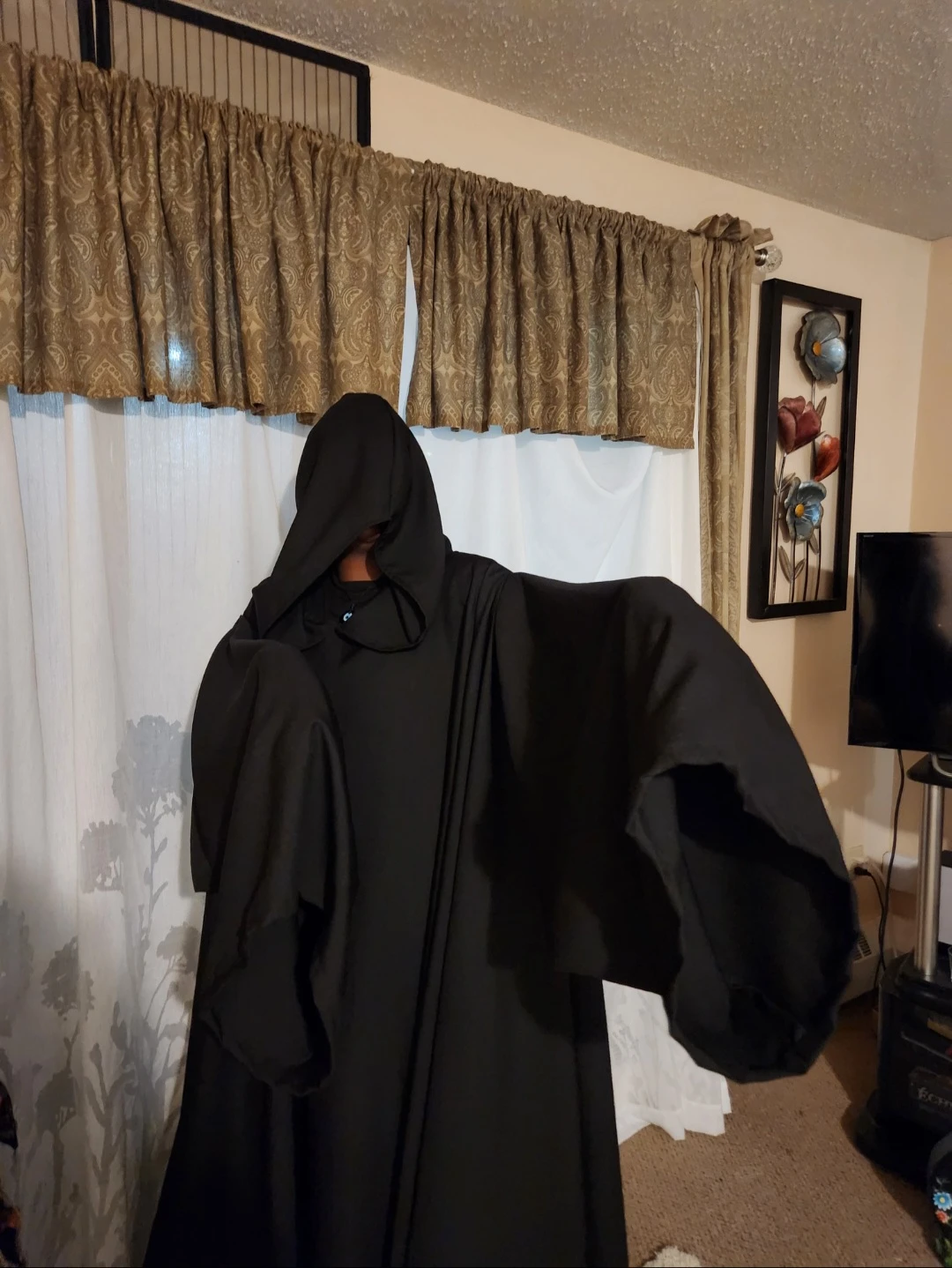 The Grim Reaper Cloak: Hooded w/Full Sleeves