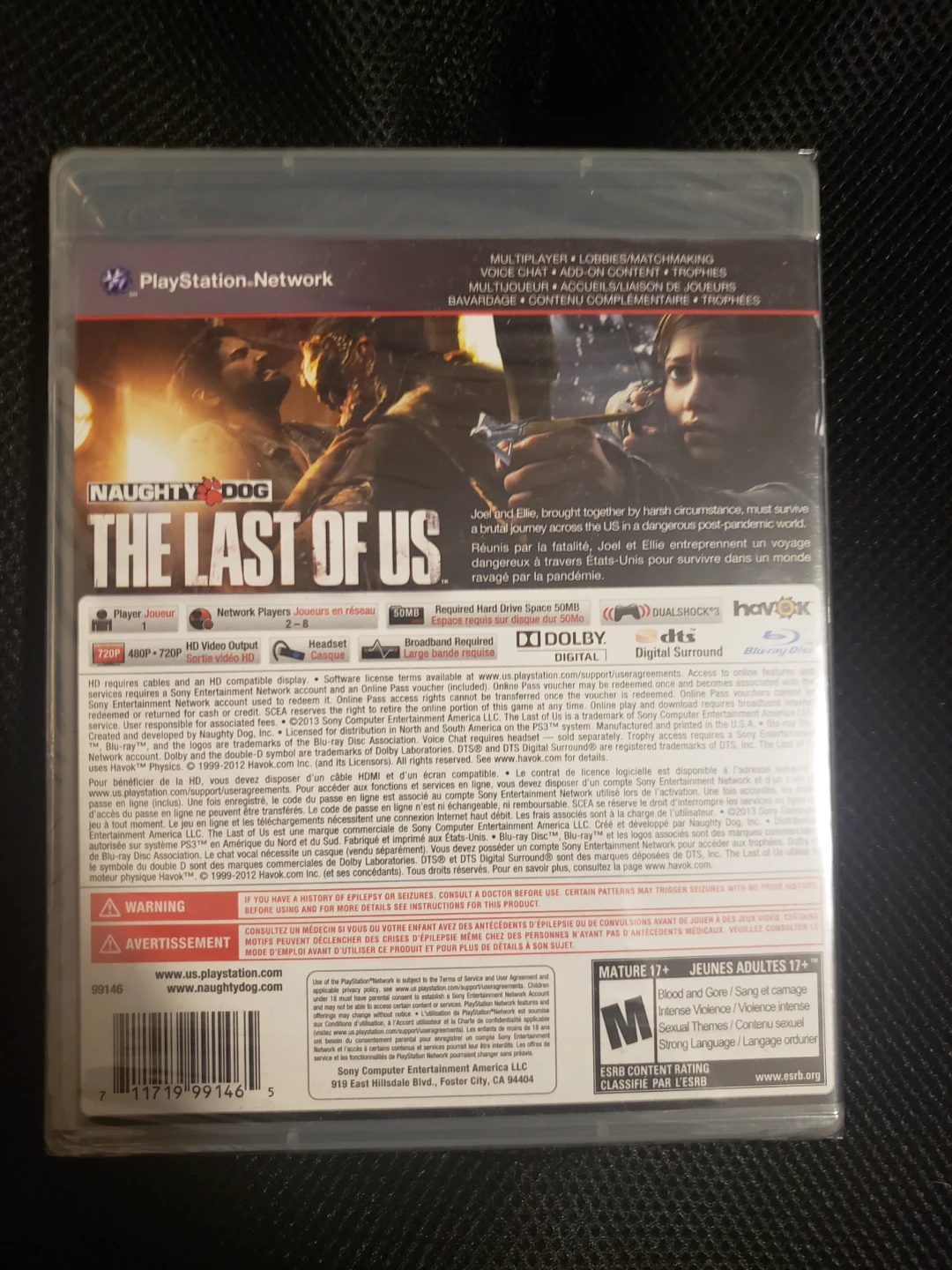 The Last Of Us - PS3, Sealed! - photo 2