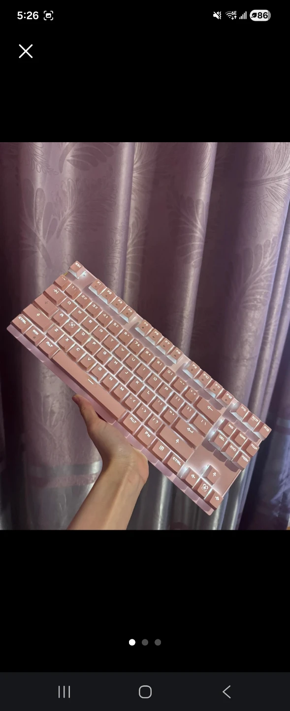 Pink Mechanical Keyboard
