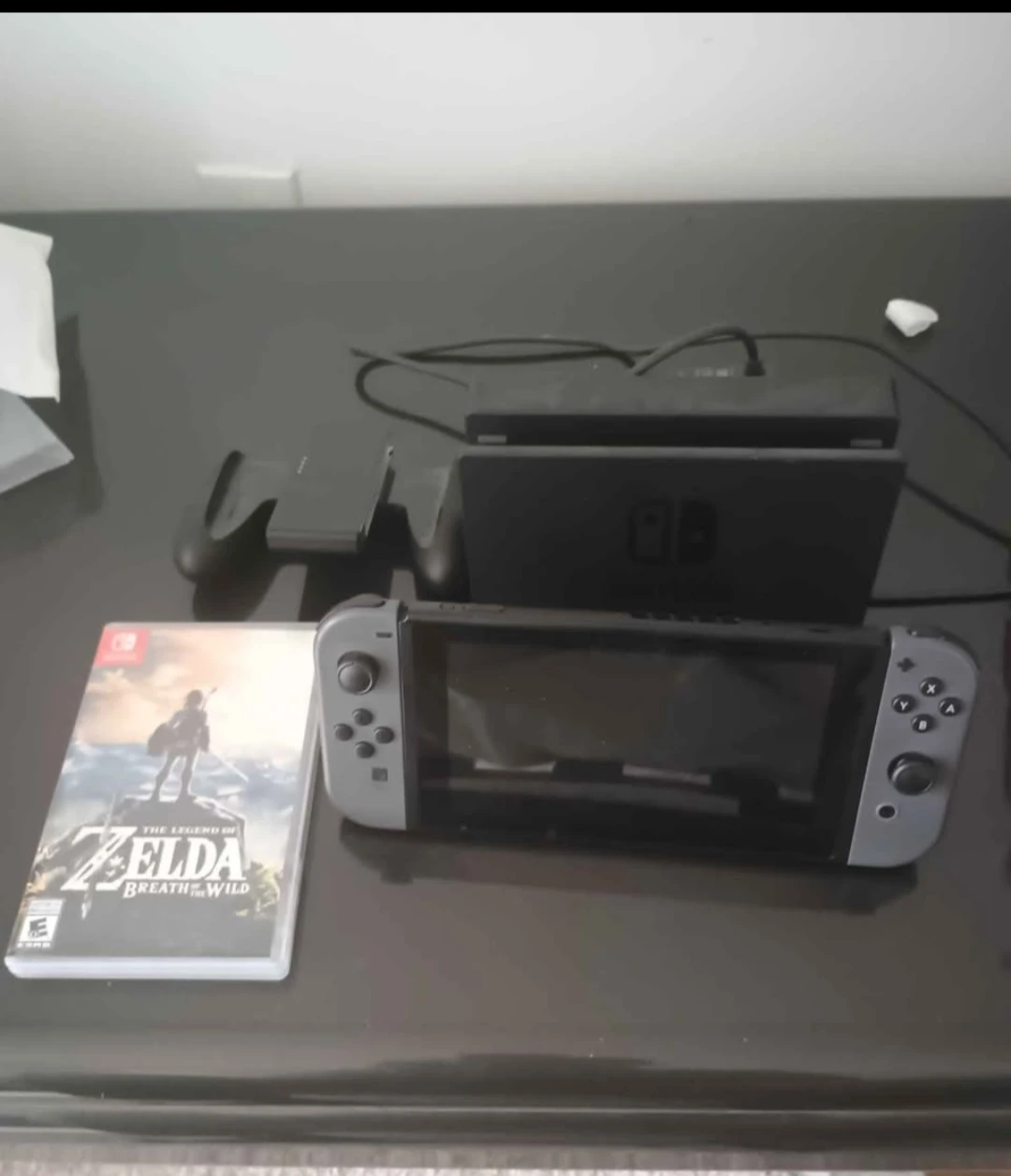 Nintendo Switch Console with Zelda: Breath of the Wild Game