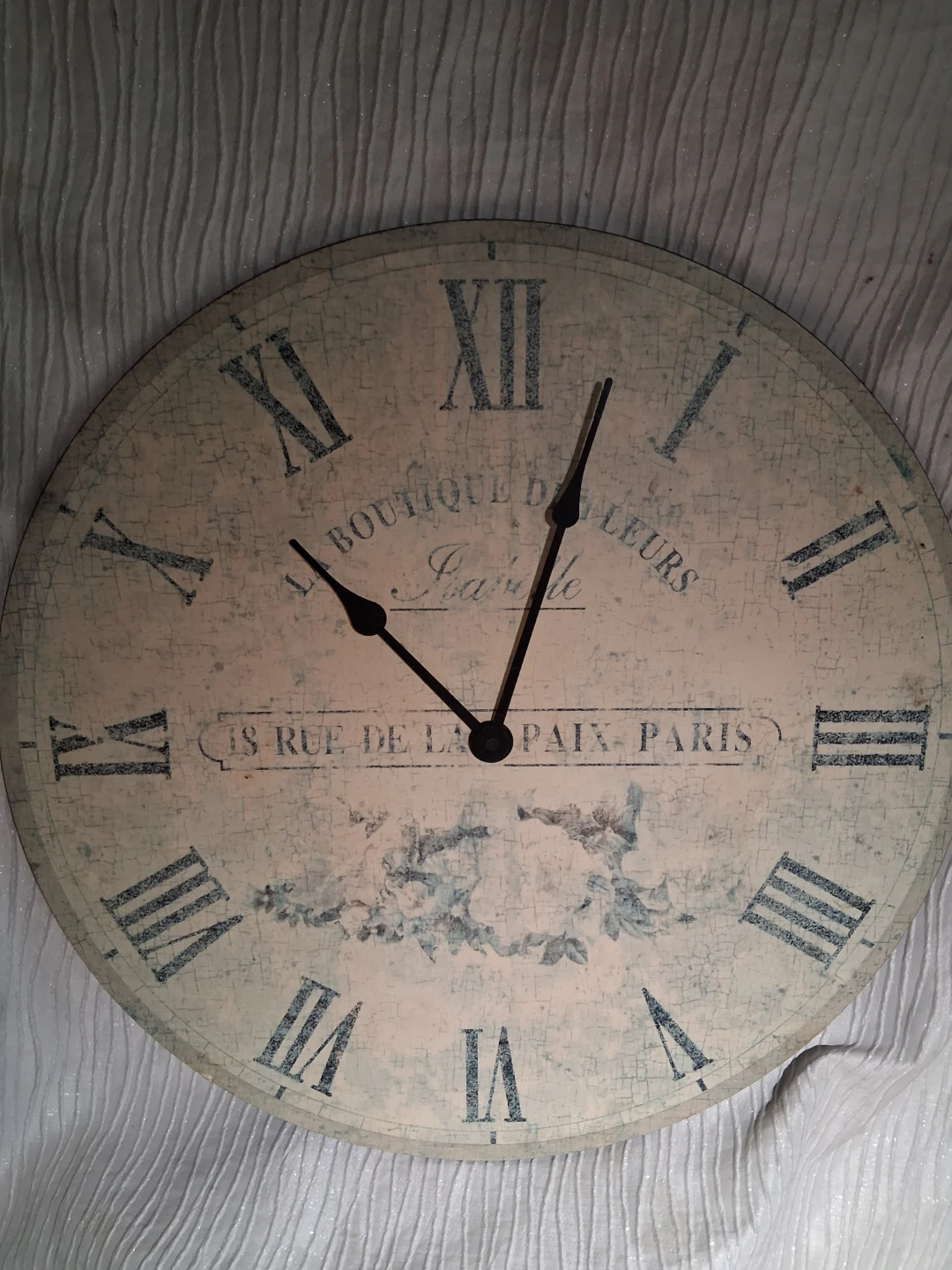 Wall Clock with Roman Numerals
