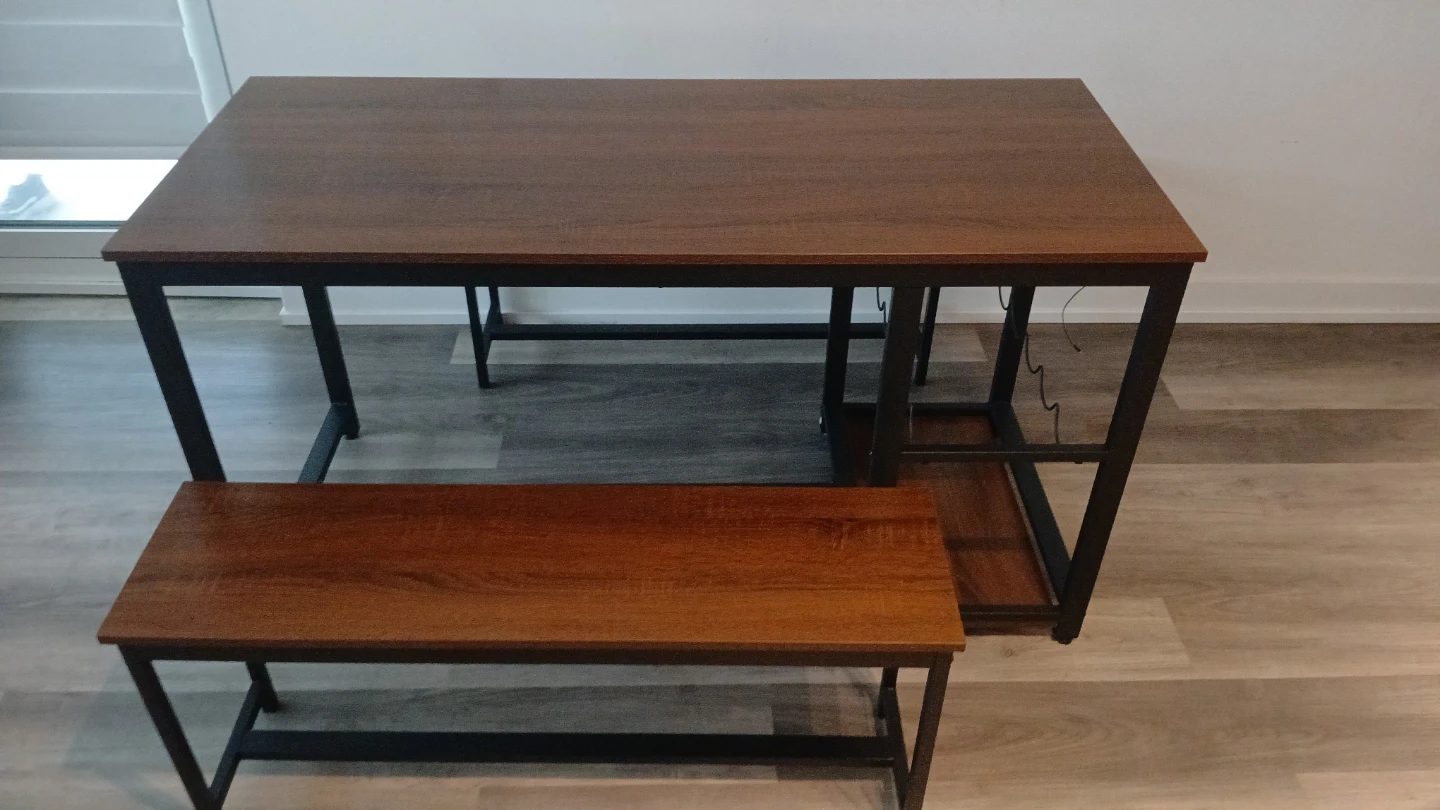 Dining Table Set with 2 Benches - photo 3
