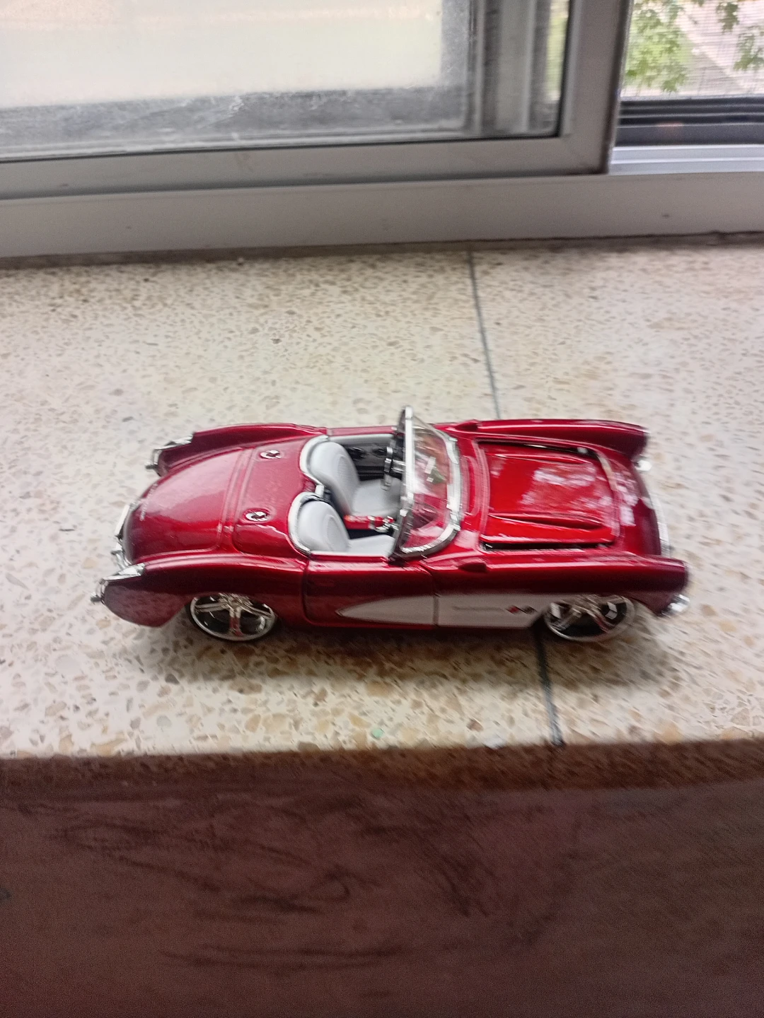 Red Convertible Toy Car