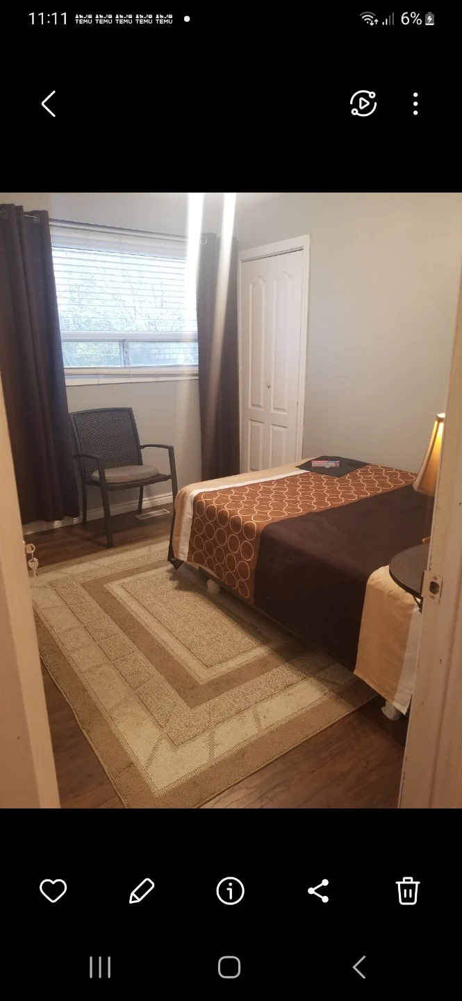 Quiet Room, aug 1st, month to month, near Bramalea City centre