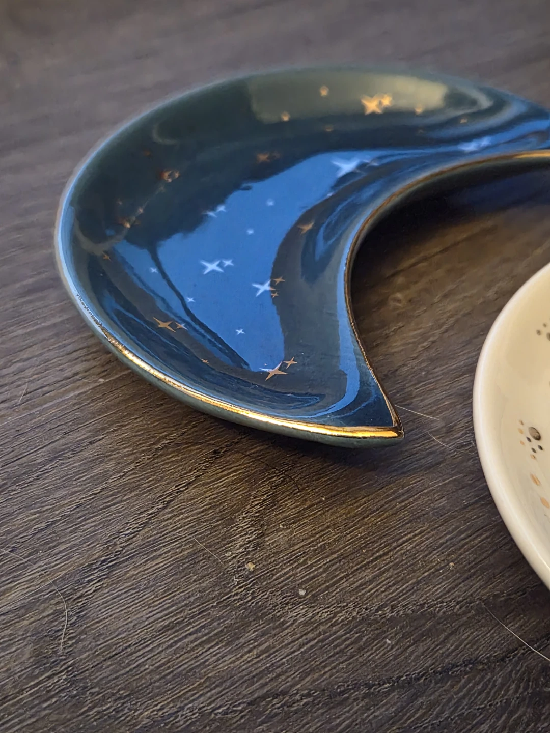 Set of 2 Moon Shaped Trinket Dishes - photo 2