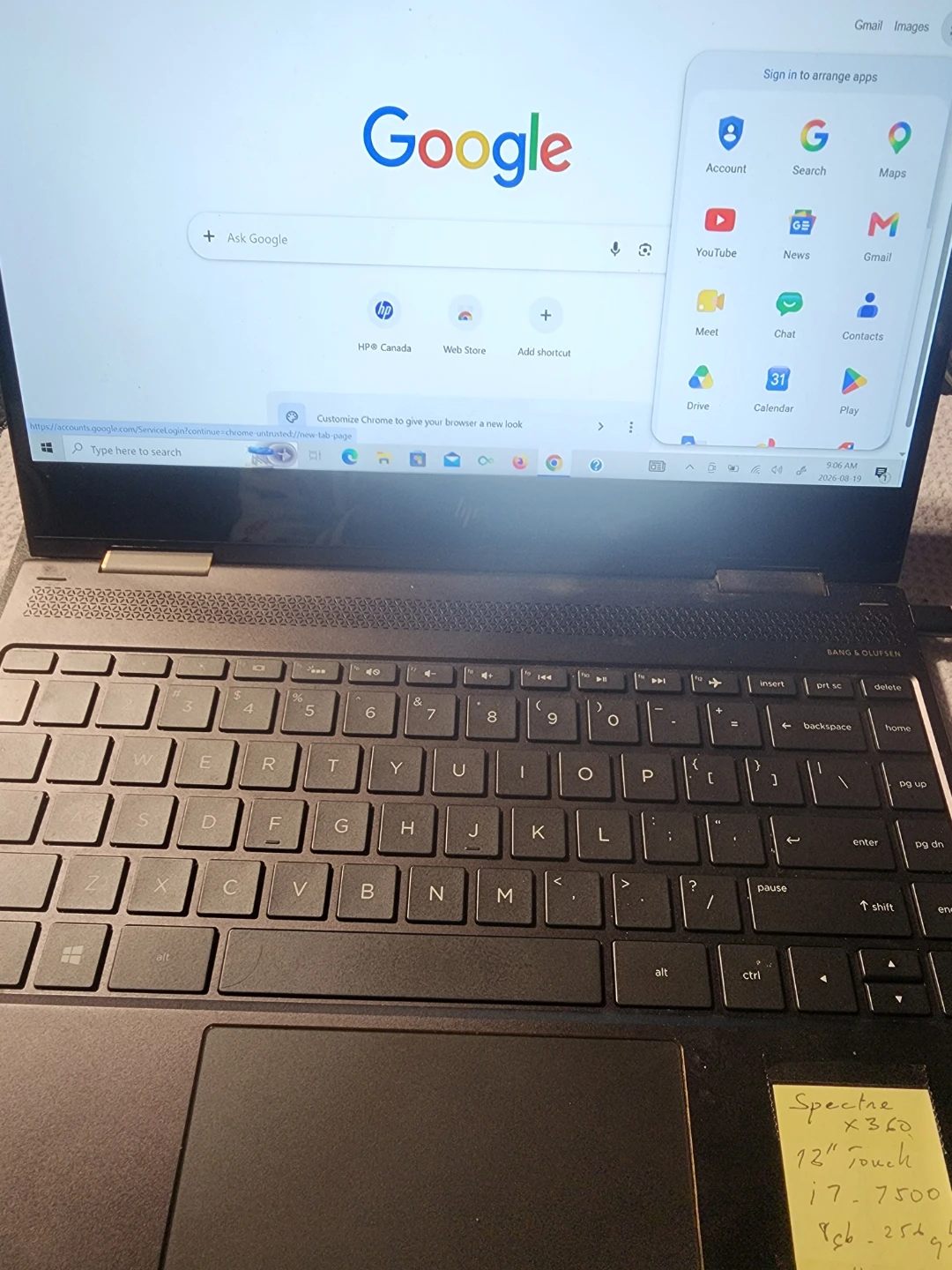 Hp 13" touchscreen laptop - photo 5