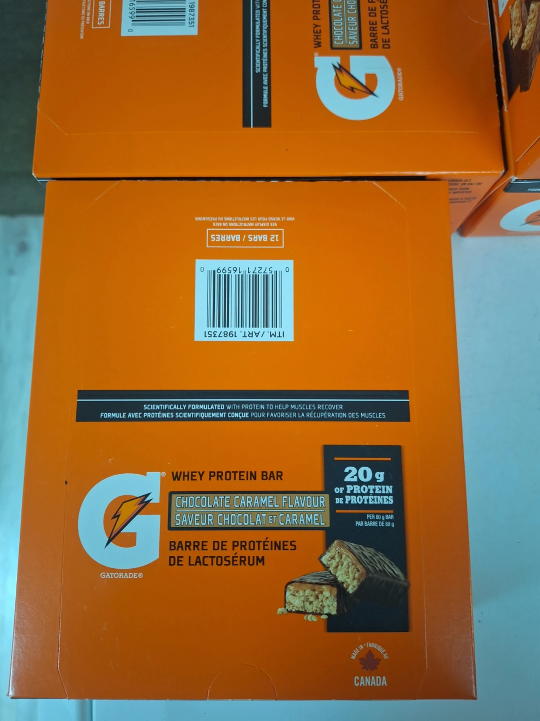 Gatorade Whey Protein Bars - Chocolate Caramel