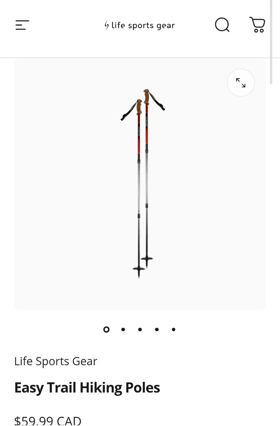 BNWT adjustable hiking poles - photo 3