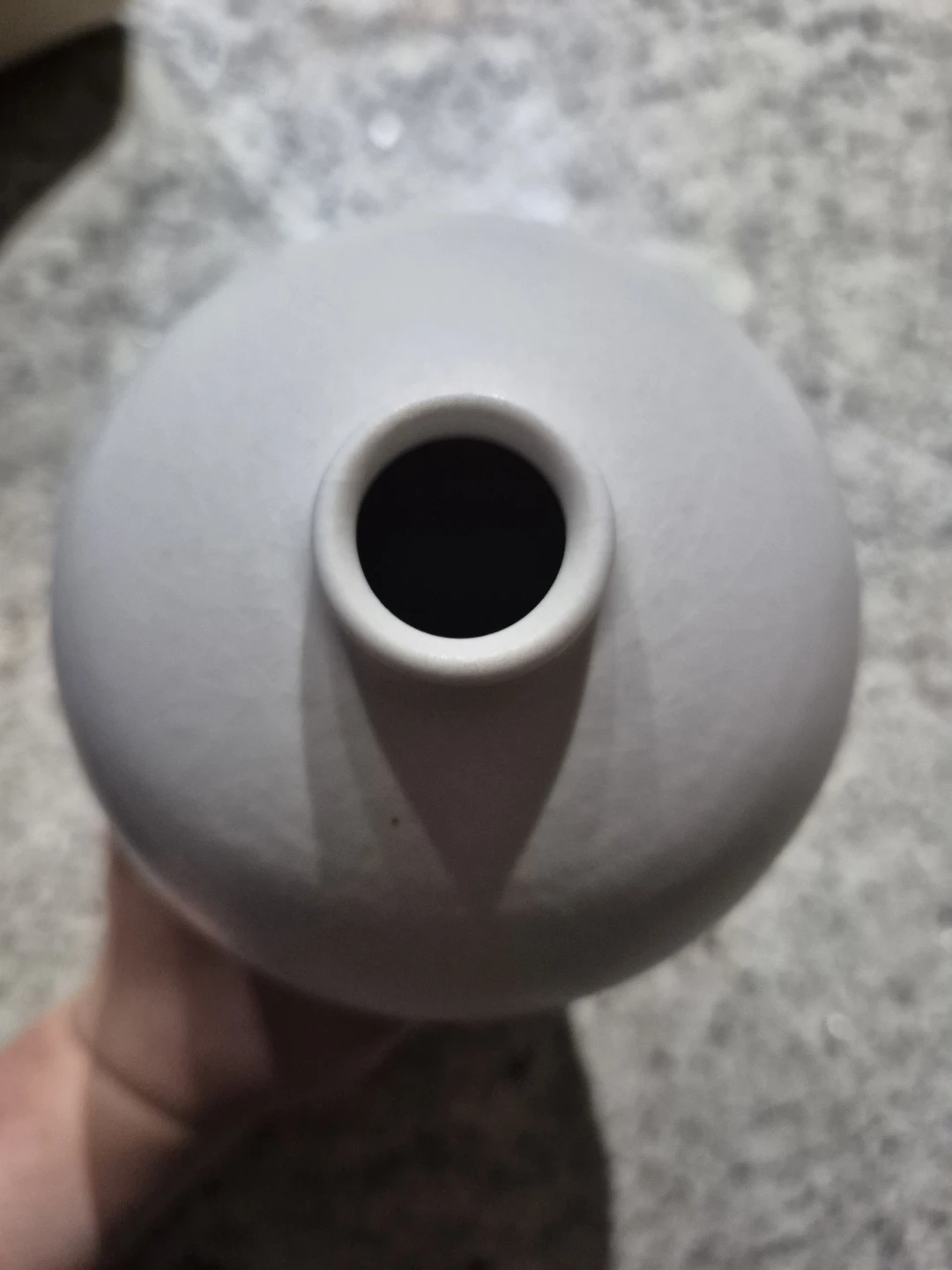 Handmade White Ceramic Pottery (Can be a vase or a bottle) - photo 4
