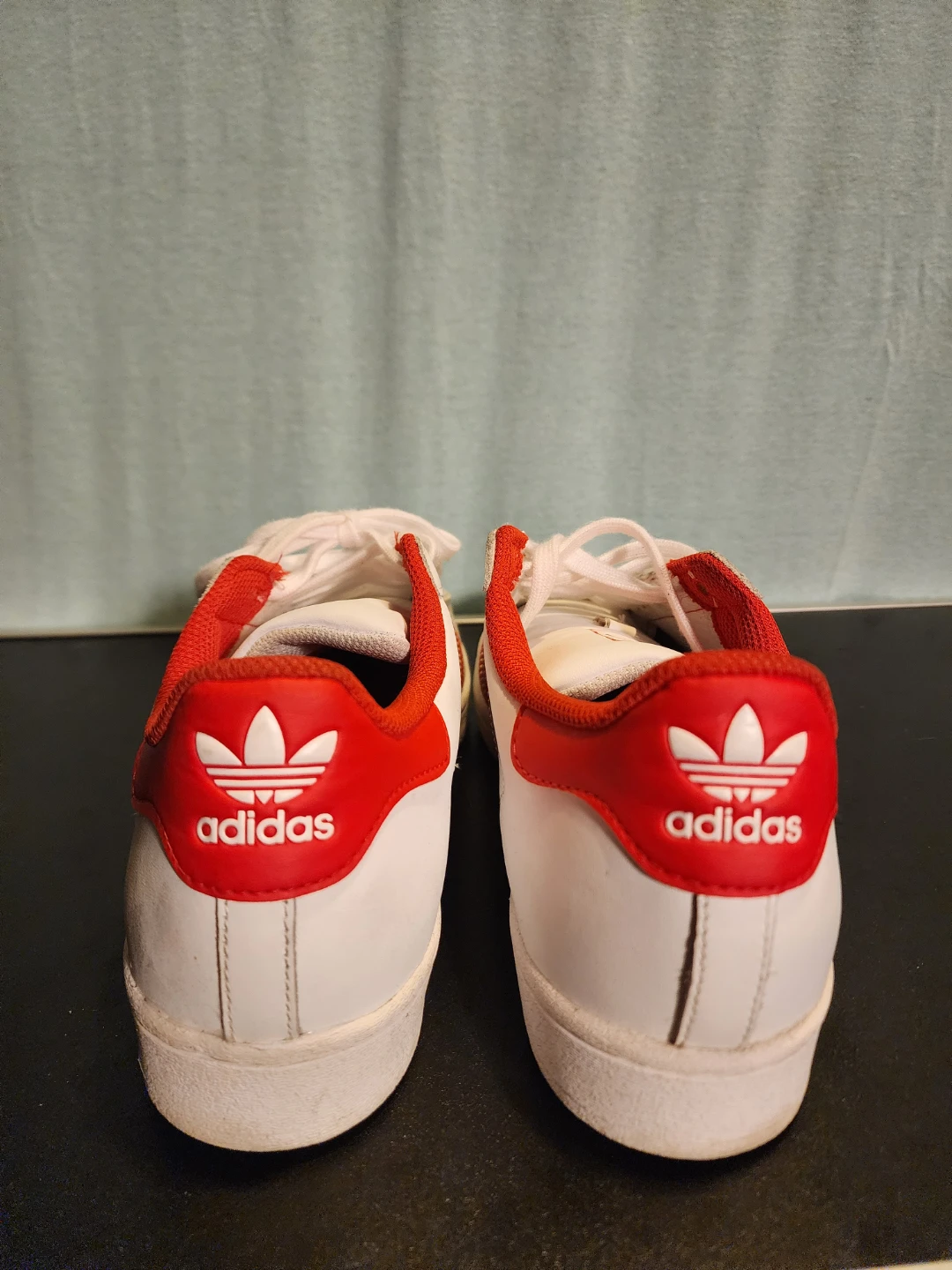 Adidas Superstar White Red Shoes - photo 5