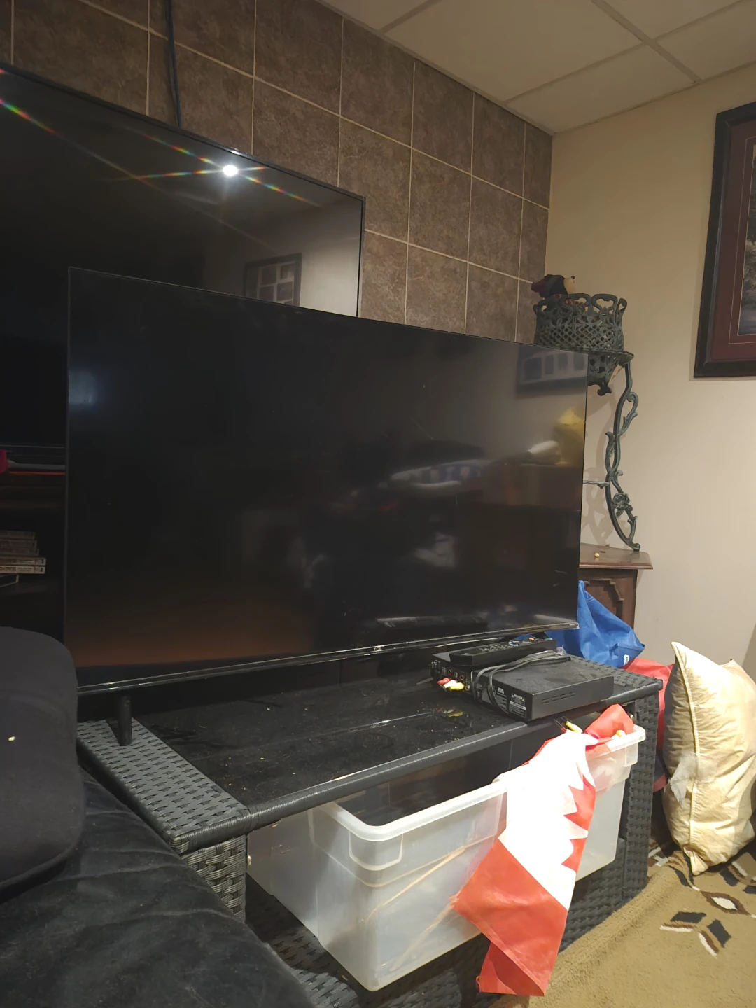 Black Flat Screen TV