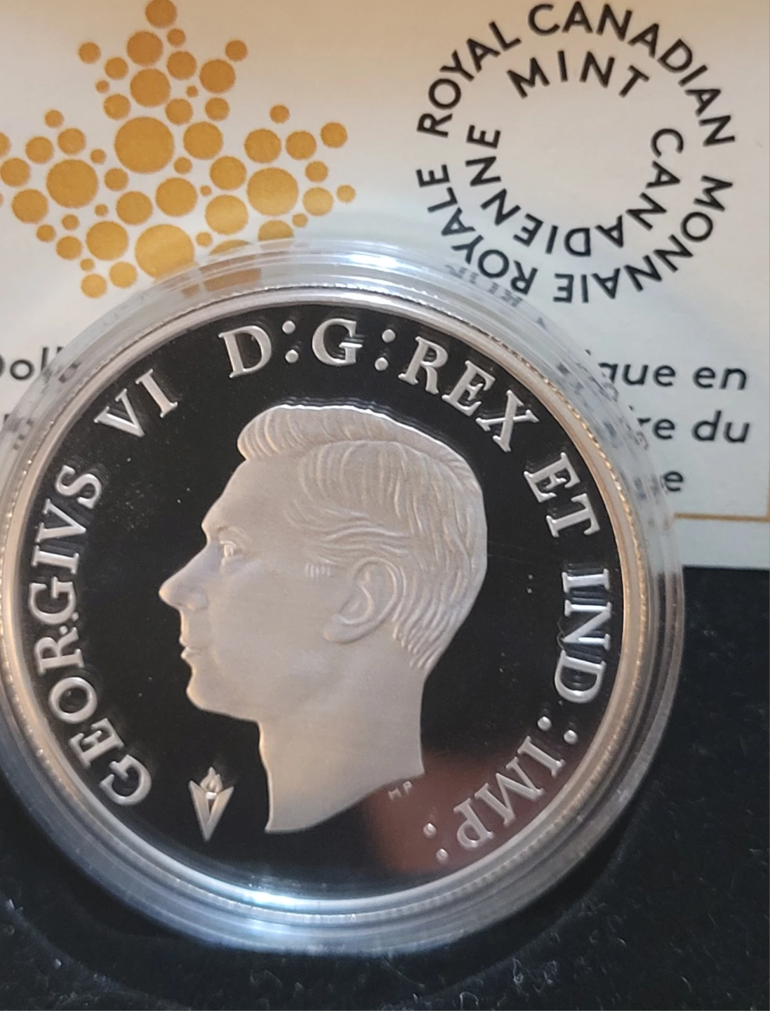 V-E DAY Canada Proof Silver Dollar