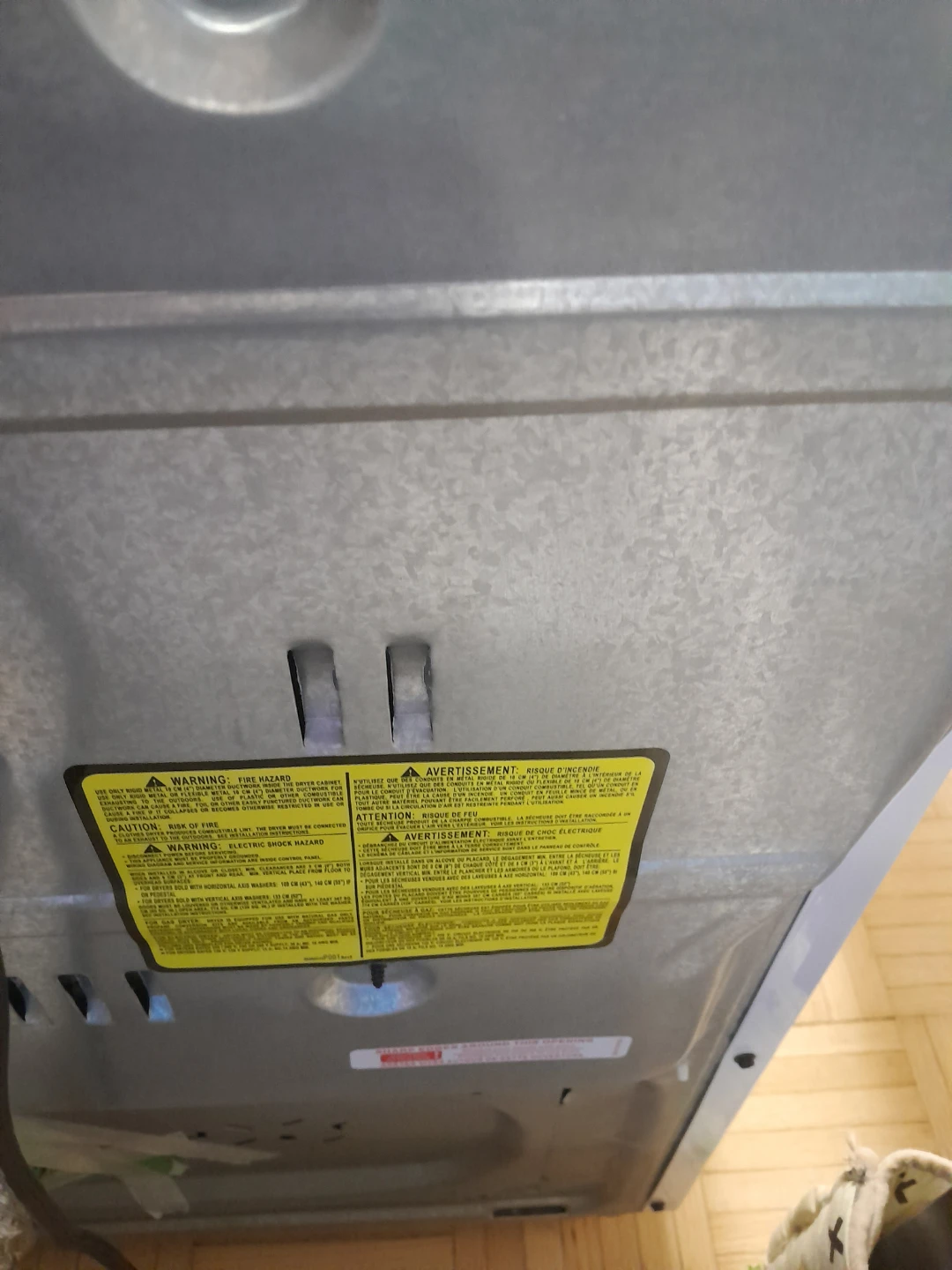 GE Spacemaker Electric Clothes Dryer - photo 2