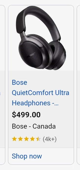 Bose QuietComfort SC Noise Cancelling Headphones - photo 3