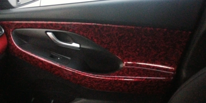 Red Carbon Fiber 10 cmx150 cm - photo 4