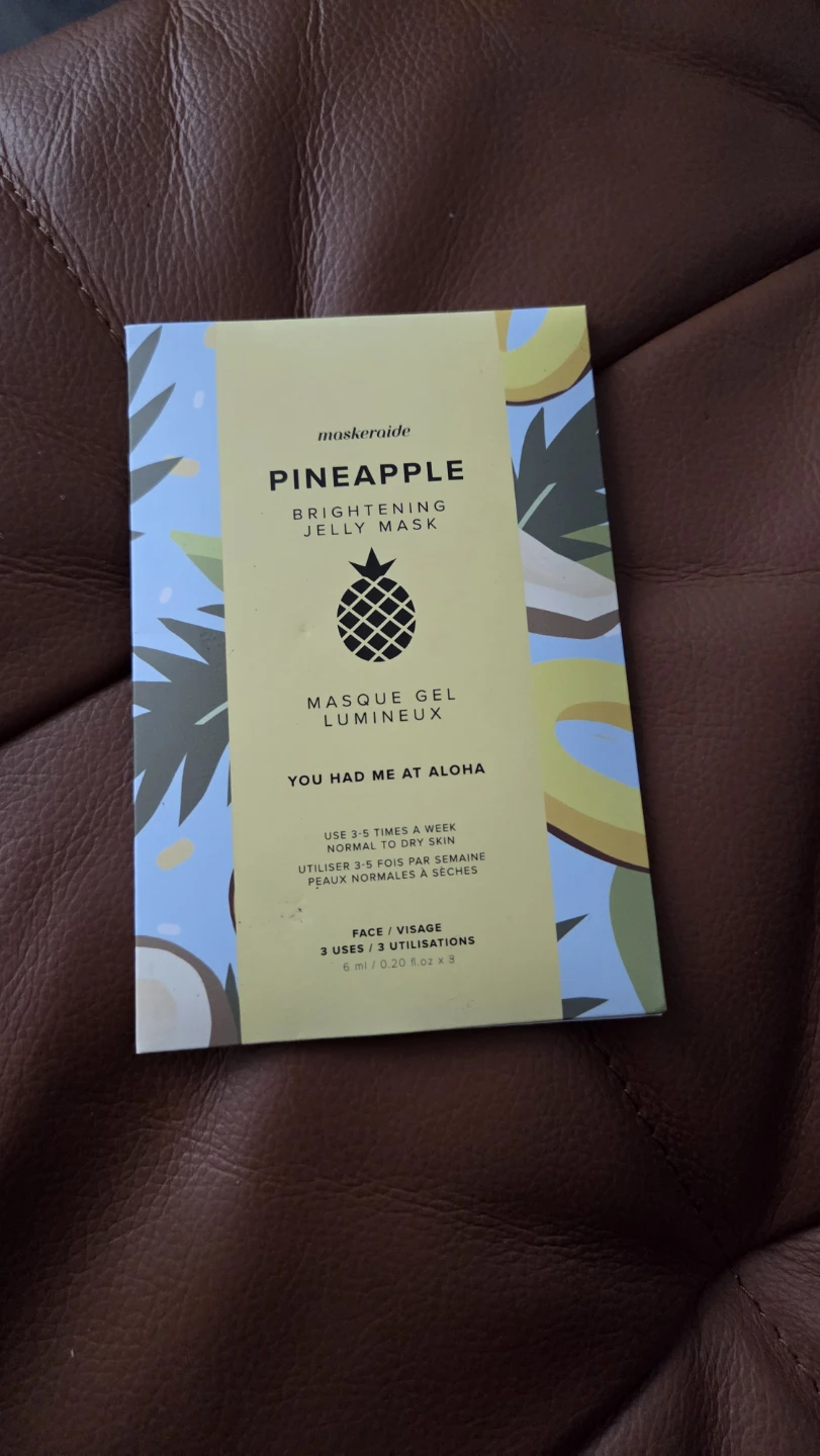 MaskerAide Pineapple Brightening Jelly Mask