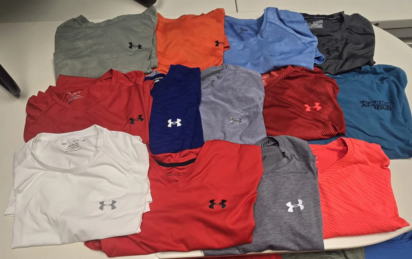 Men's TEES, Polos, Long-Sleeves. 2XL. Under Armour, Nike etc. - photo 2