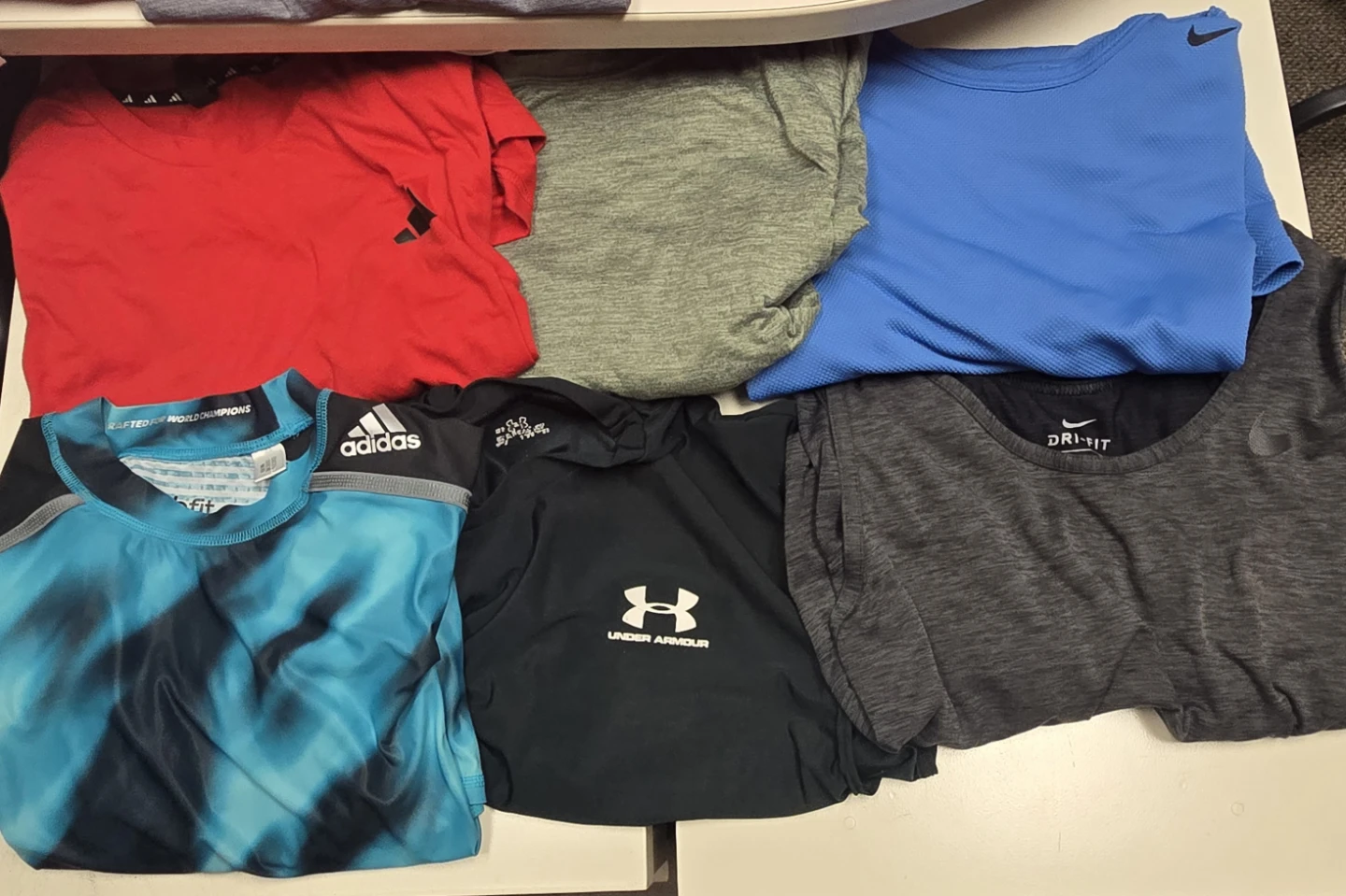 Men's TEES, Polos, Long-Sleeves. 2XL. Under Armour, Nike etc. - photo 3