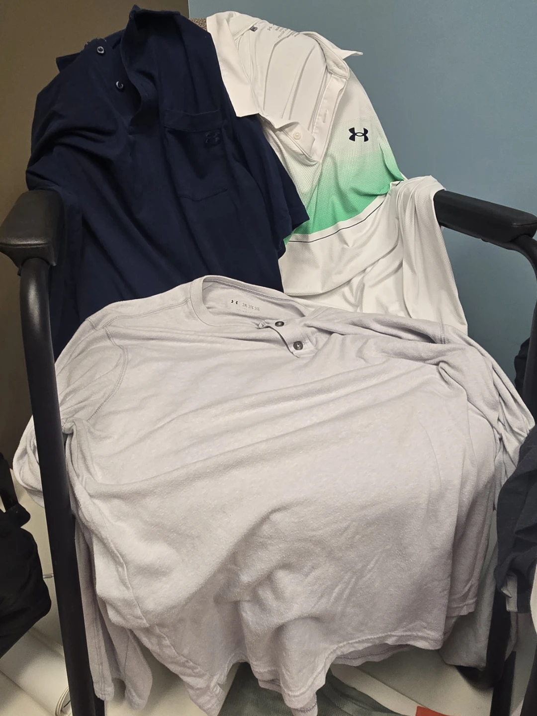 Men's TEES, Polos, Long-Sleeves. 2XL. Under Armour, Nike etc. - photo 4