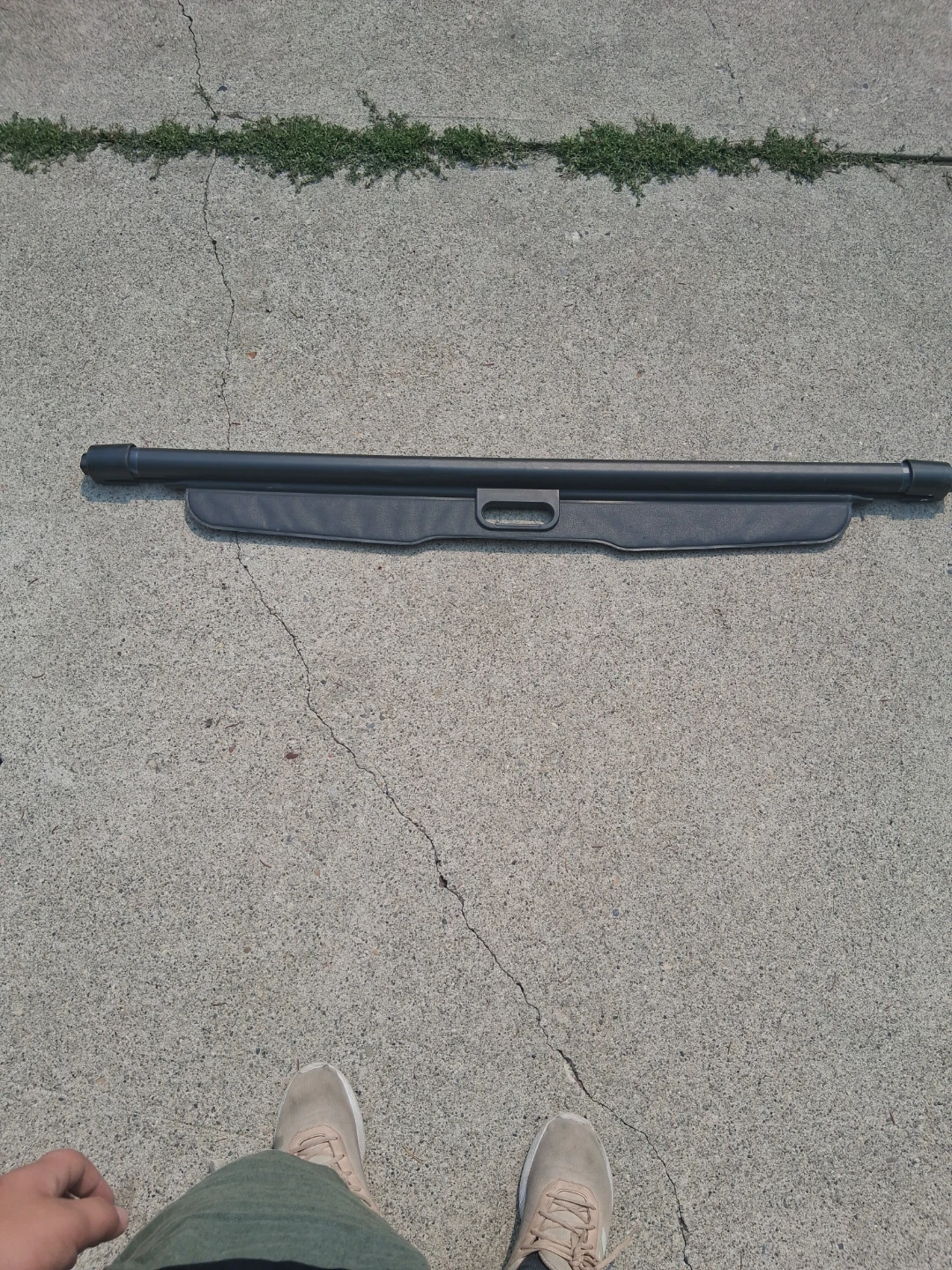 Black Cargo Cover Retractable Trunk Shade