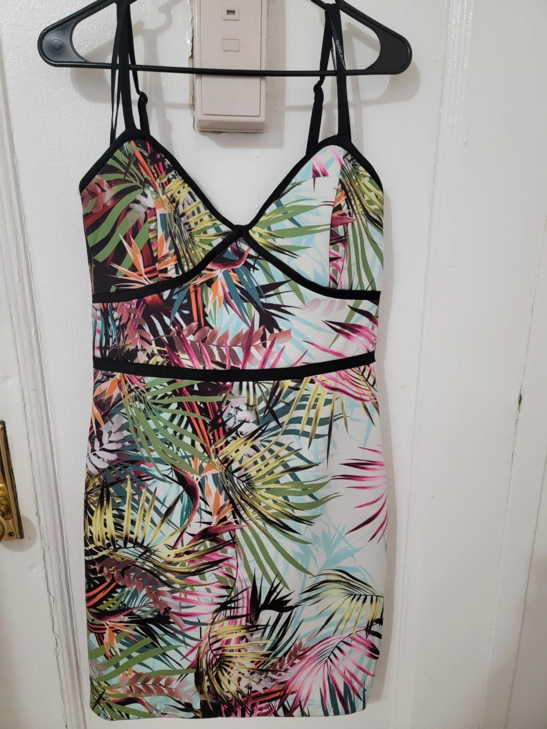 Tropical Print Mini Dress GUESS