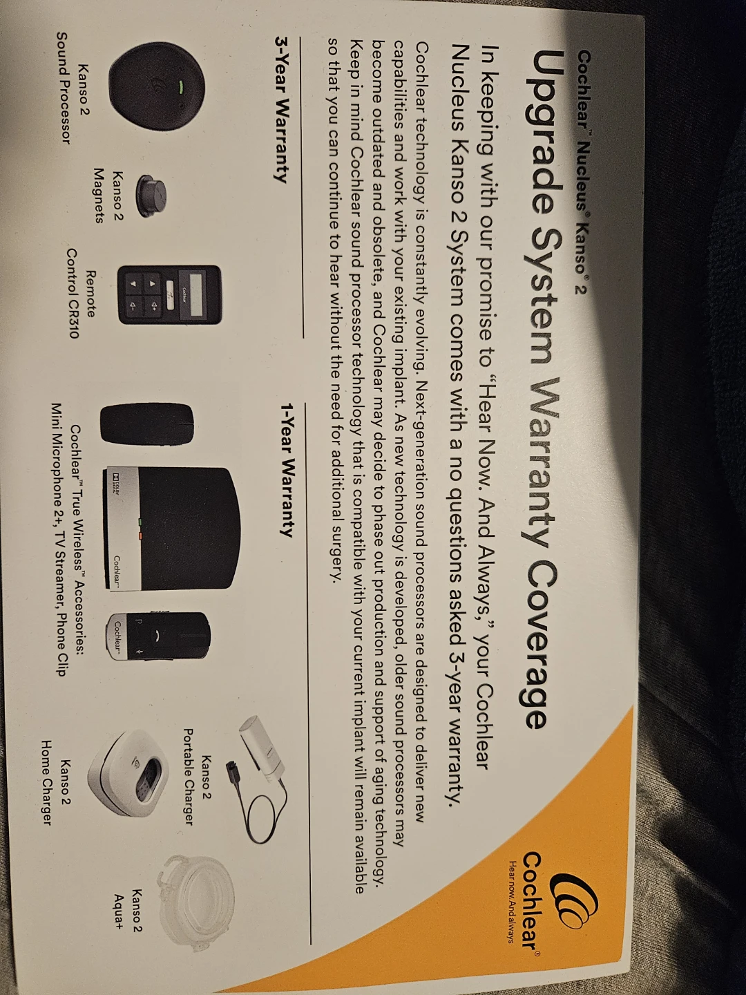 Cochlear Implant (Nucleus Kanso 2)