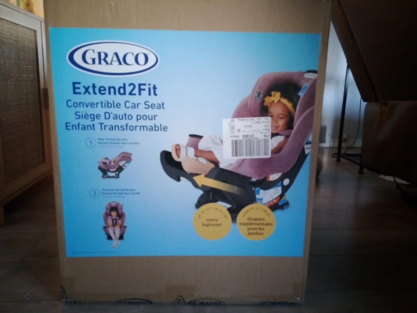 BNIB Graco Extend2Fit Convertible Car Seat - photo 2