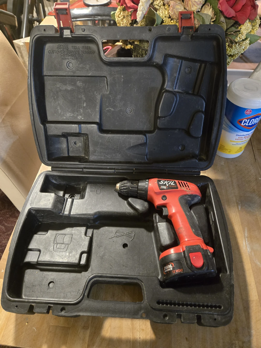 SKIL 12-Volt Dual Source Cordless Drill - photo 2